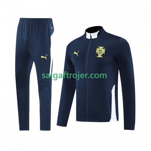 Portugal Sort Træningsjakke Dragt 2025 Portugal Sort Træningsjakke Dragt 2025